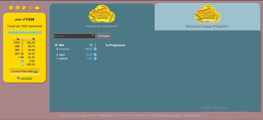 Comment gagner à Cémantix ? 10 astuces pour trouver le mot du jour plus vite